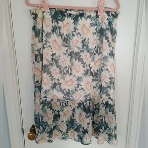 Lauren Conrad Sunflower Skirt, XL
